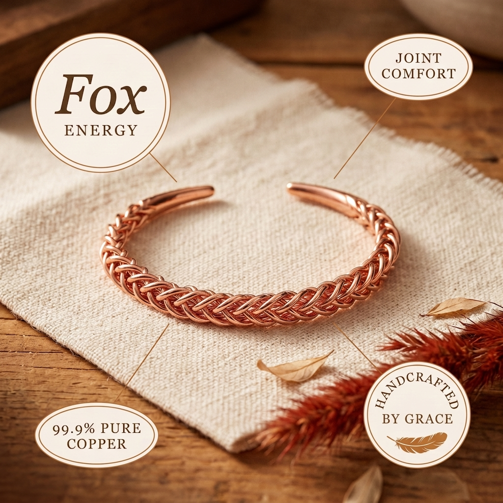 Harlow & Stone Fox Copper Bracelet