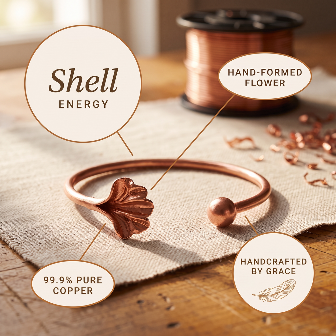Harlow & Stone Shell Copper Bracelet