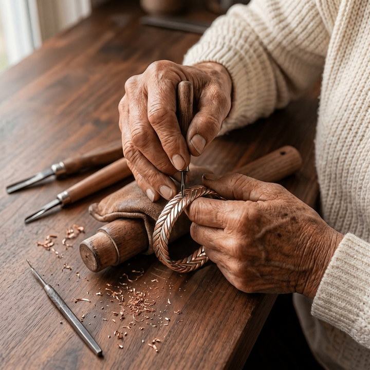 Harlow & Stone Copse Copper Bracelet