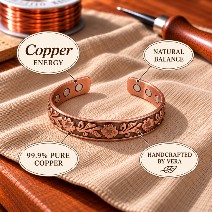 Copper Soul Floral Bracelet