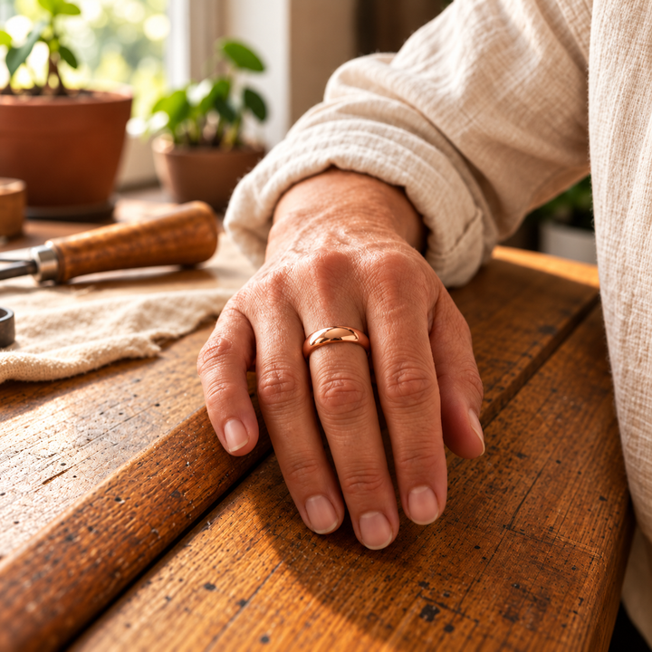 Copper Soul Plain Ring